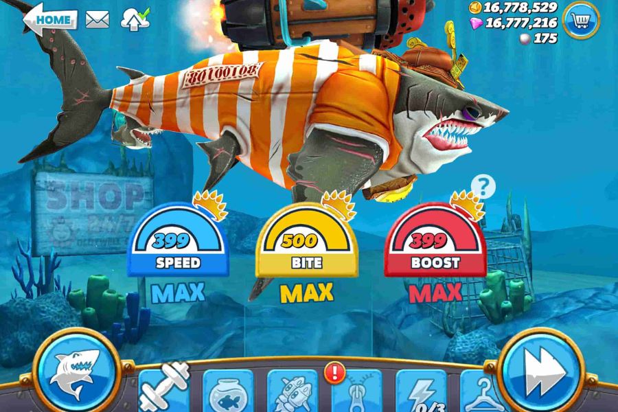 Banner Hack Game Hungry Shark World 1