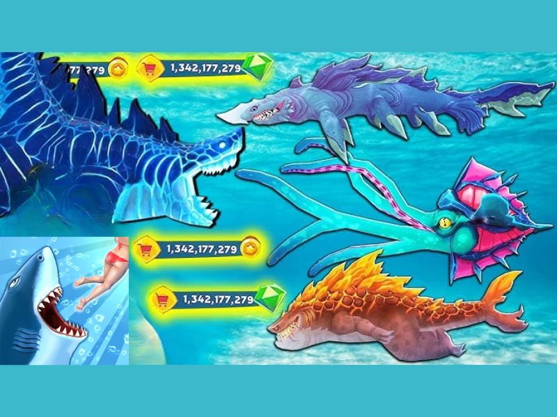 Các Tính Năng Nổi Bật Có Trong Hack Game Hungry Shark World Mới Nhất
