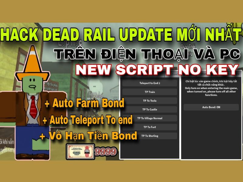 Chức năng vô hạn tiền Game Hack Dead Rail