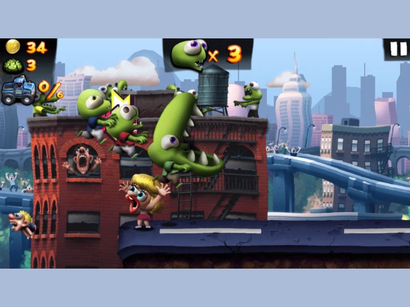 Game Hack Zombie Tsunami có lối chơi đơn giản