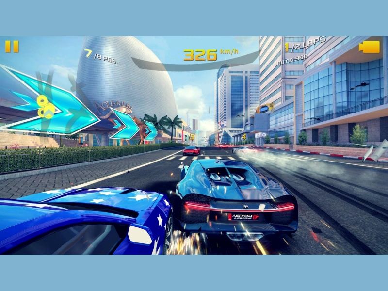 Hack Asphalt 8 có đồ họa và âm thanh sống động