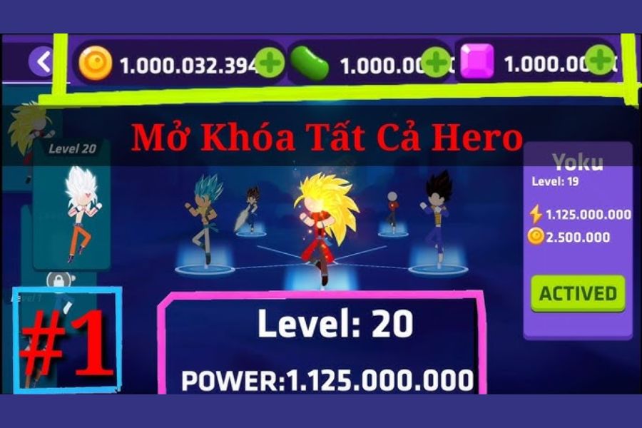 Hack Chiến Binh Rồng Huyền Thoại 2
