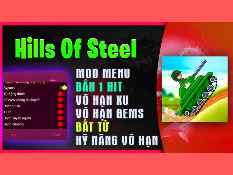 Hack Hills Of Steel vô hạn kim cương