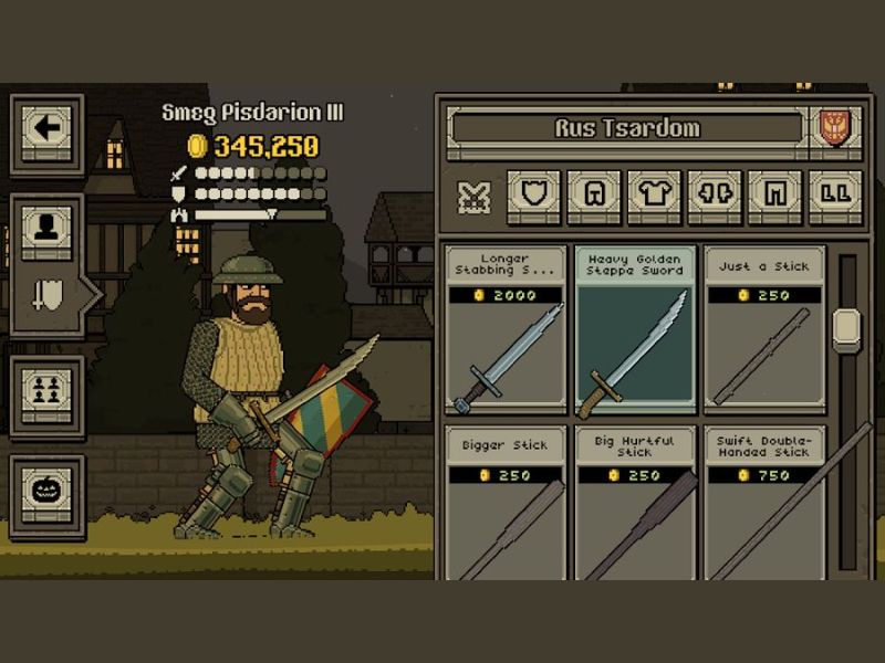 Nâng cấp vũ khí và nhân vật trong Bloody Bastards Hack