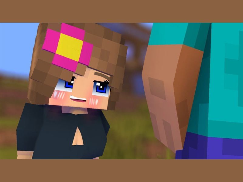 NPC Jenny tương tác trong Jenny Mod Minecraft 