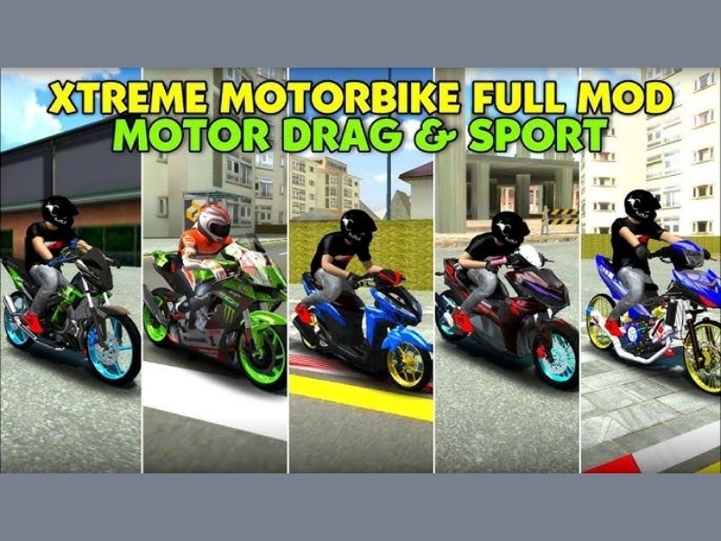 Xtreme Motorbikes Mod Xe Độ có đa dạng các loại xe moto