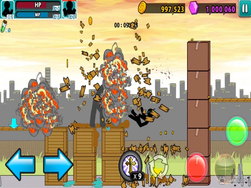 Cơ chế hành động nhập vai dồn dập trong Anger Of Stick 5 Hack