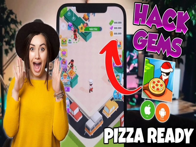 Hack Pizza Ready sở hữu tài nguyên tiền và kim cương vô hạn