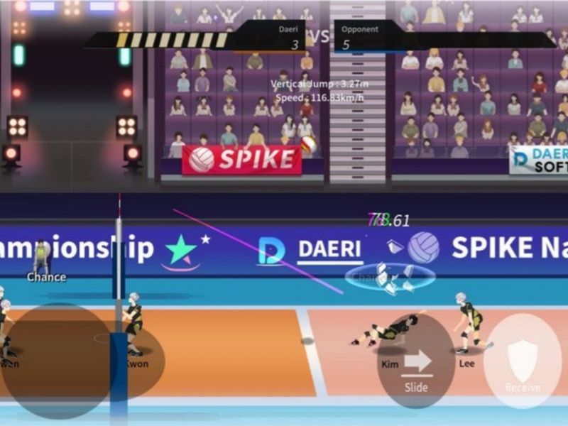 The Spike Modlmh.com sở hữu lối chơi đầy thử thách