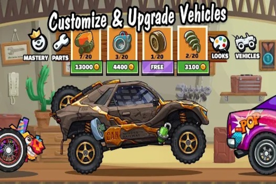 Banner Hack Hill Climb Racing 2