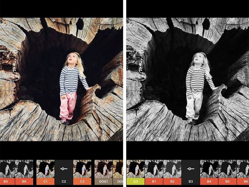 Bộ lọc màu tuyệt vời trong Vsco Pro
