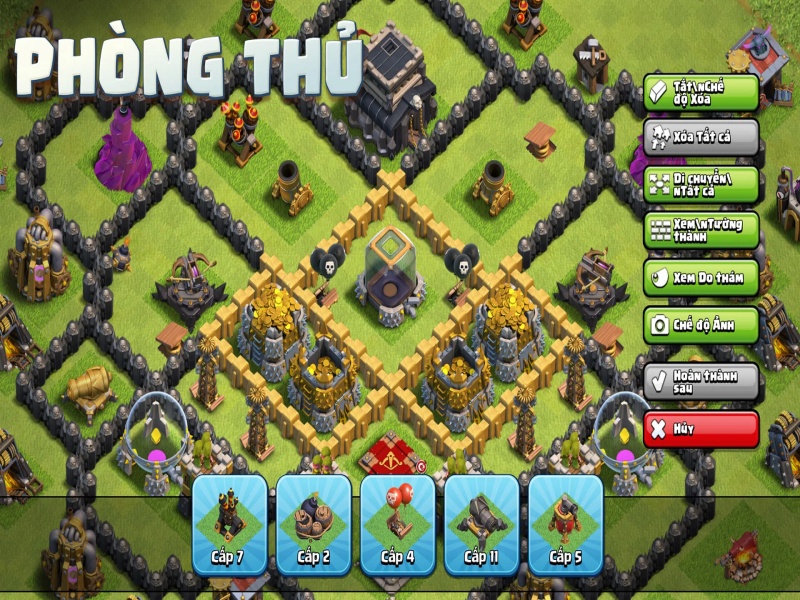 Phòng thủ, chiến đấu và xây dựng là nền tảng của Game Clash Of Clan Hack