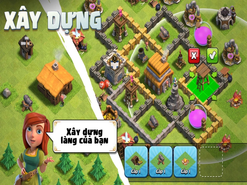 Đồ họa và âm thanh đặc trưng của Clash Of Clan Hack