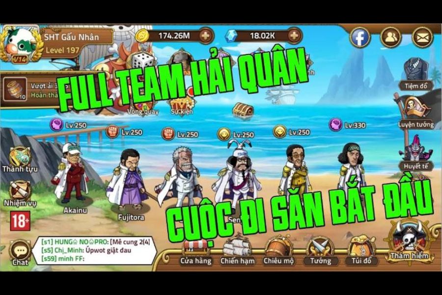 Hack Huyền Thoại Hải Tặc 3