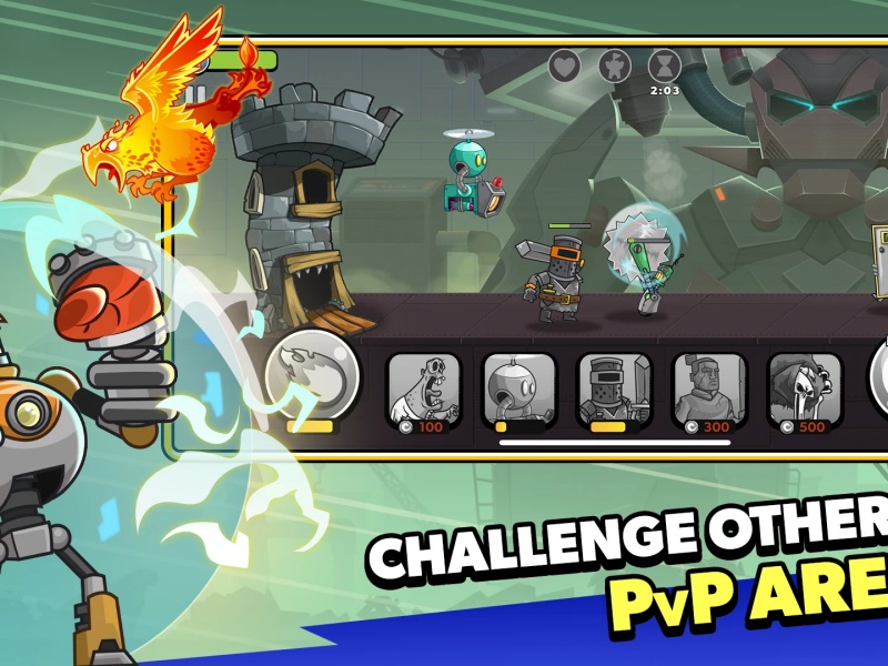 Lối chơi chiến thuật thả quân độc đáo trong Game Hack Tower Conquest