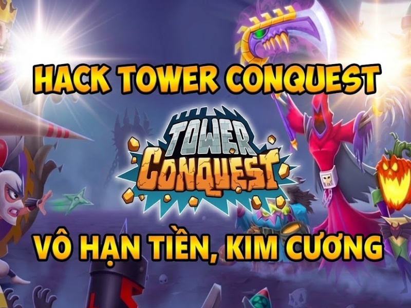 Hack Tower Conquest (Vô Hạn Tiền, Kim Cương)