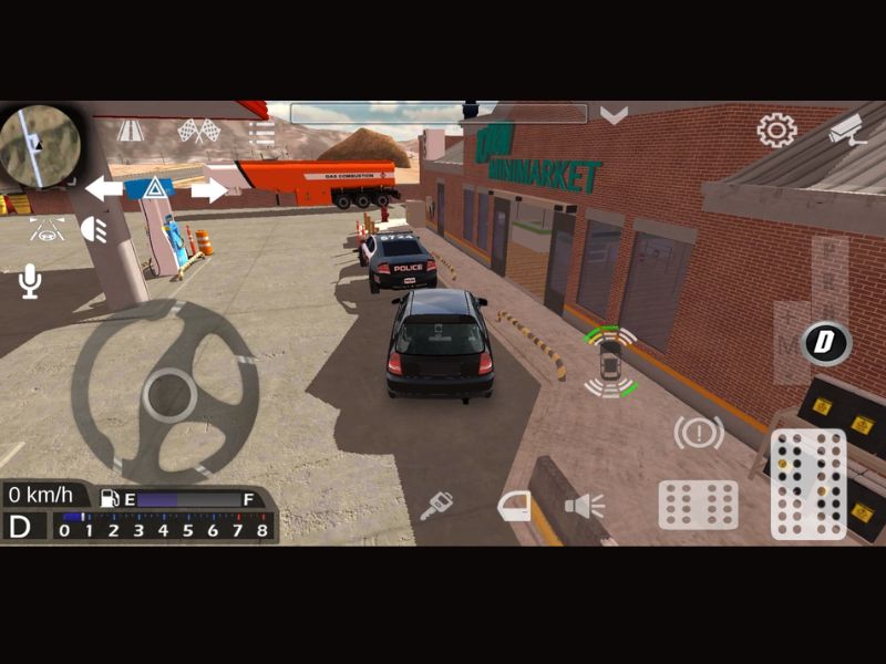 Hệ Thống Điều Khiển Mô Phỏng Chân Thực trong Hack Car Parking Multiplayer