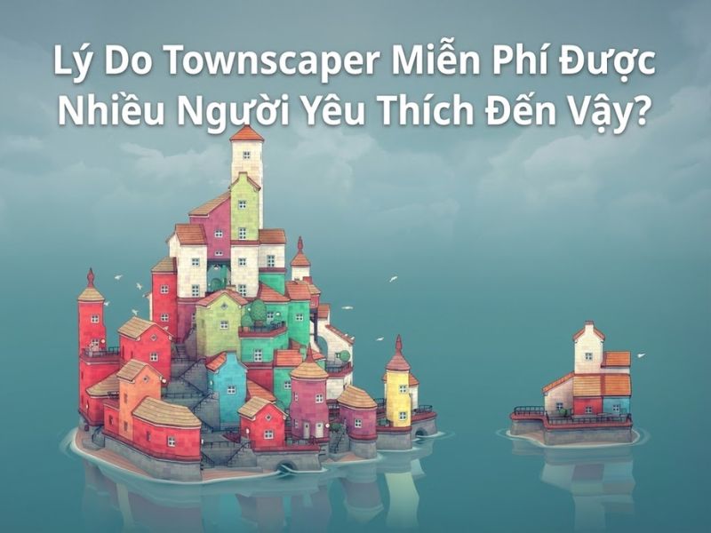 L&yacute; Do Townscaper Miễn Ph&iacute; Được Nhiều Người Y&ecirc;u Th&iacute;ch Đến Vậy?