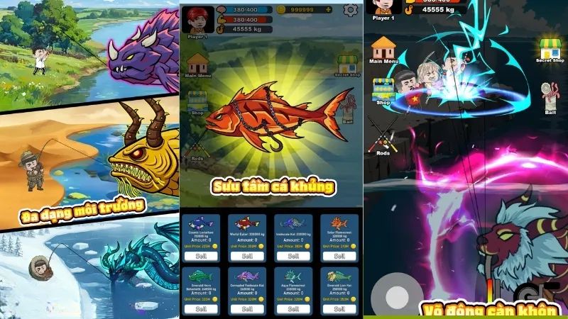 Chinh phục cá khủng trong những trận câu gay cấn trong Hack Chiến Thần Câu Cá